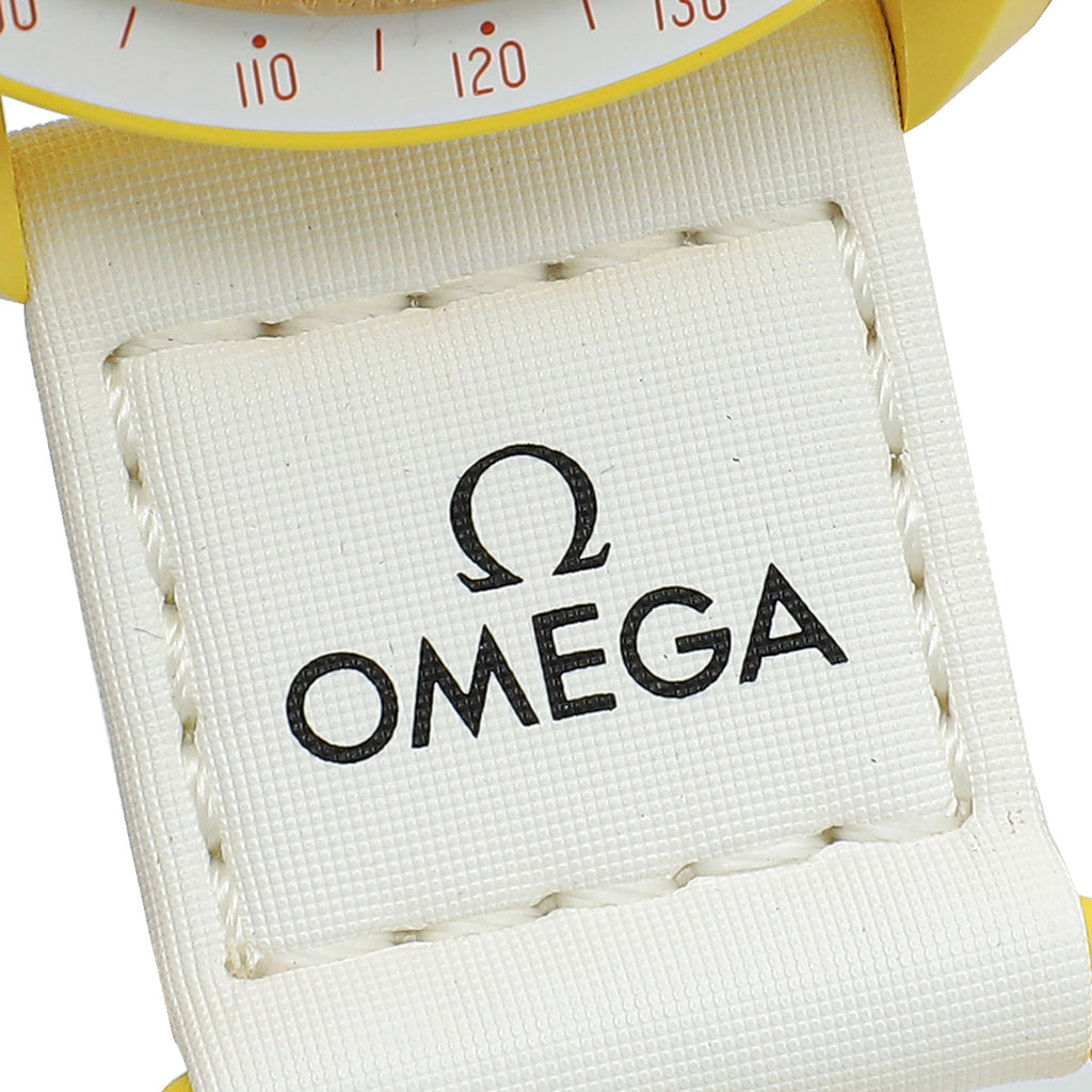 Omega Bicolor Swatch Speedmaster Moonswatch Mission To The Sun Quartz 40mm Watch