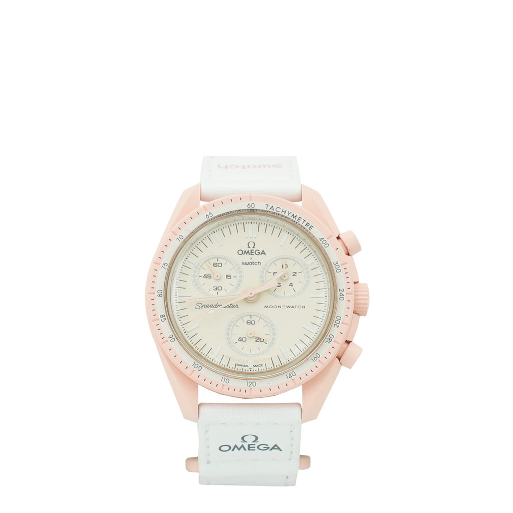 Omega Bicolor X Swatch Speedmaster Moonswatch Mission to Venus 41mm Watch