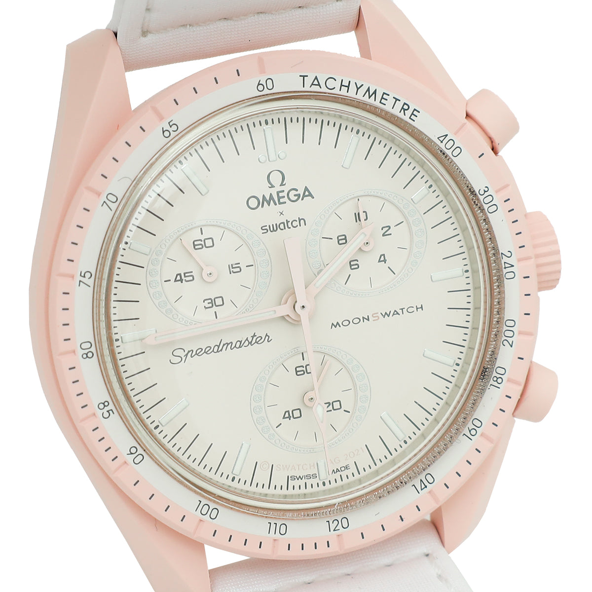 Omega Bicolor X Swatch Speedmaster Moonswatch Mission to Venus 41mm Watch