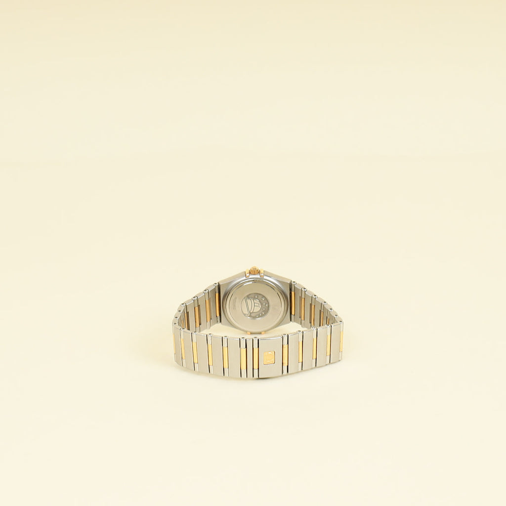 Omega 18K Yellow Gold/Stainless Steel Constellation Diamond 25mm Watch