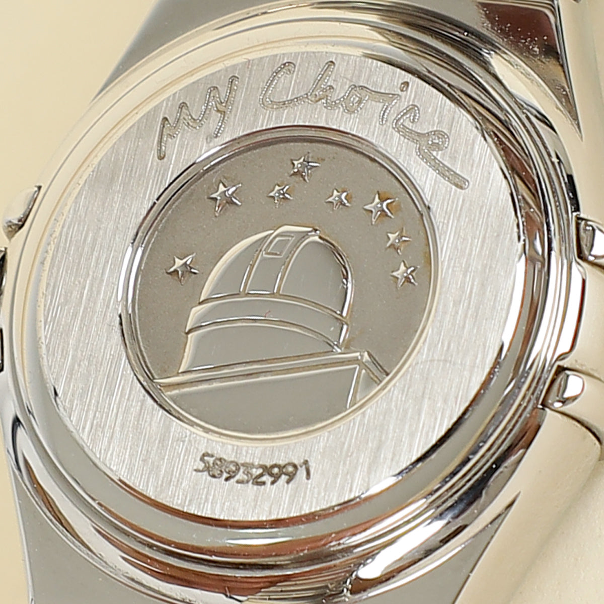 Omega Stainless Steel Constellation "My Choice' 22.5mm Quartz Watch