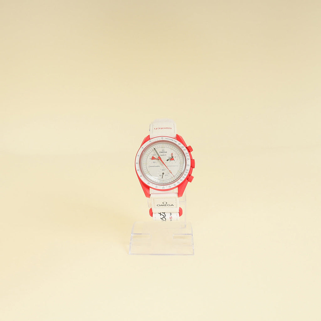 Omega Bicolor Moonswatch Mission to Mars Quartz 40mm Watch