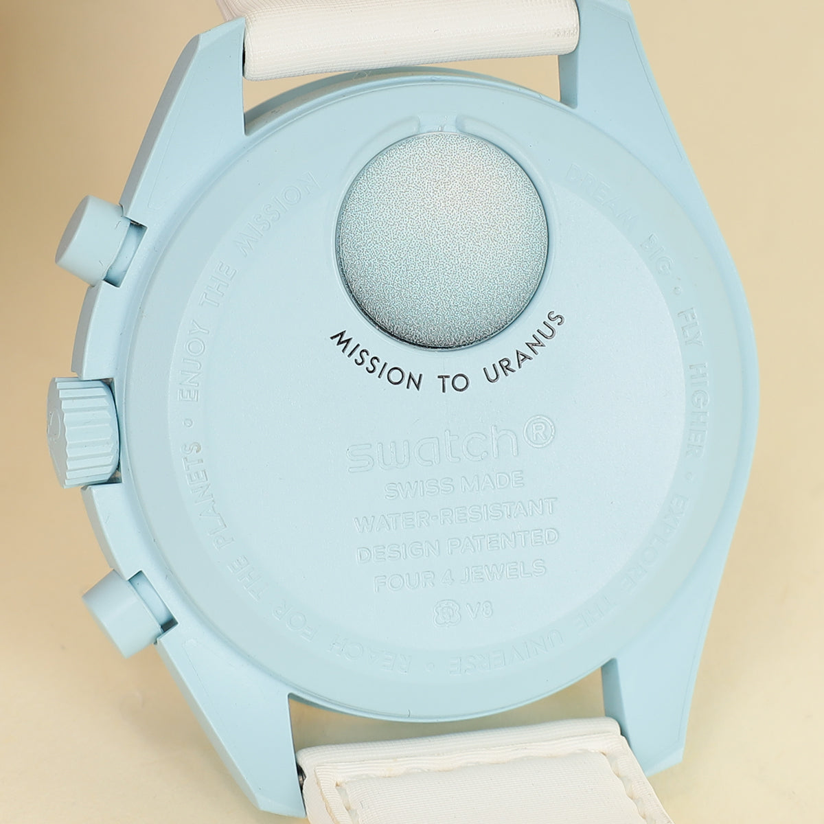 Omega Bicolor X Swatch Speedmaster Moonswatch Mission to Uranus 41mm Quartz Watch