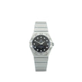 Omega Steel on Steel Diamond Constellation 27mm Quartz Watch