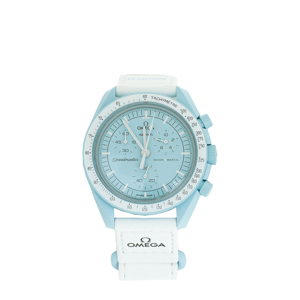 Omega Bicolor Mission To Uranus Bioceramic Quartz MoonSwatch