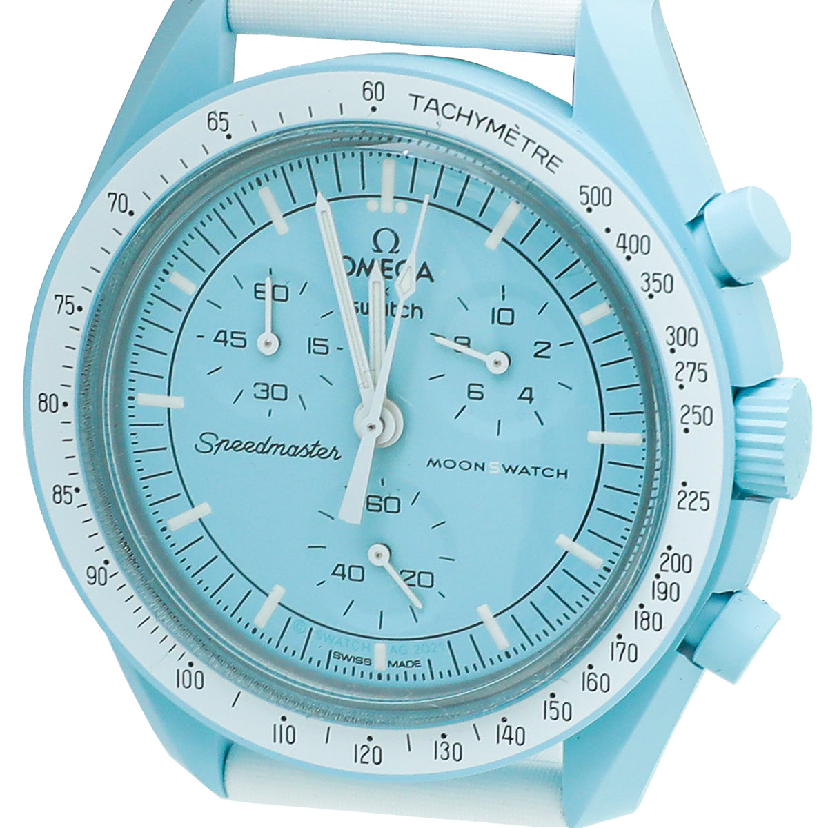 Omega Bicolor Mission To Uranus Bioceramic Quartz MoonSwatch