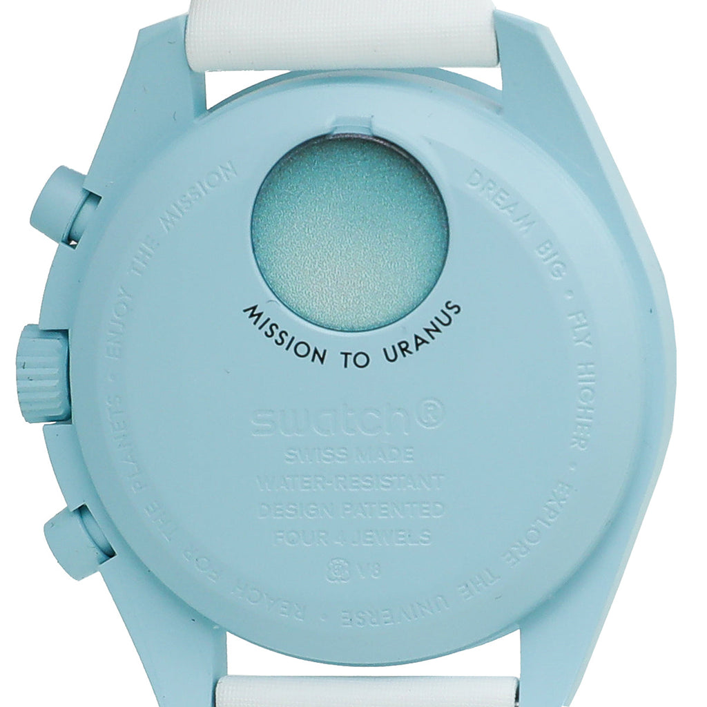 Omega Bicolor Mission To Uranus Bioceramic Quartz MoonSwatch