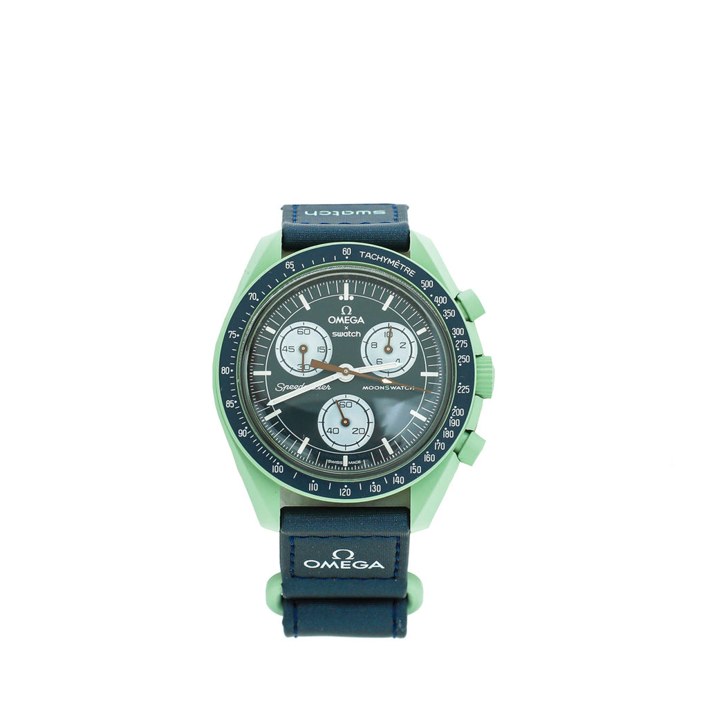 Omega Bicolor X Swatch Speedmaster Moonswatch Mission On Earth 42mm Swatch Watch