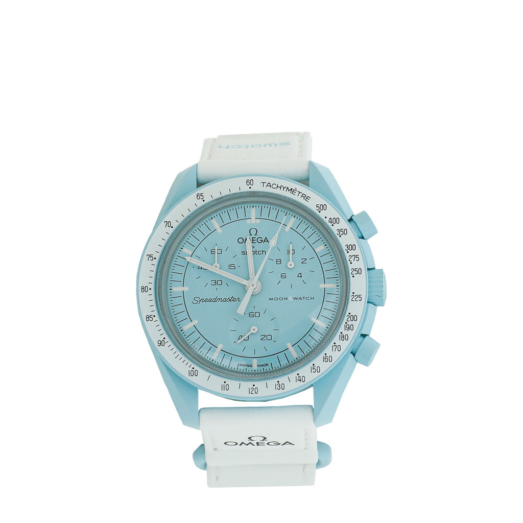 Omega Bicolor Mission To Uranus Bioceramic Quartz MoonSwatch