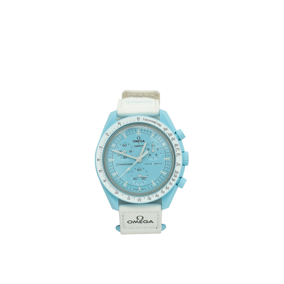 Omega Bicolor X Swatch Speedmaster Moonswatch Mission to Uranus 41mm Watch