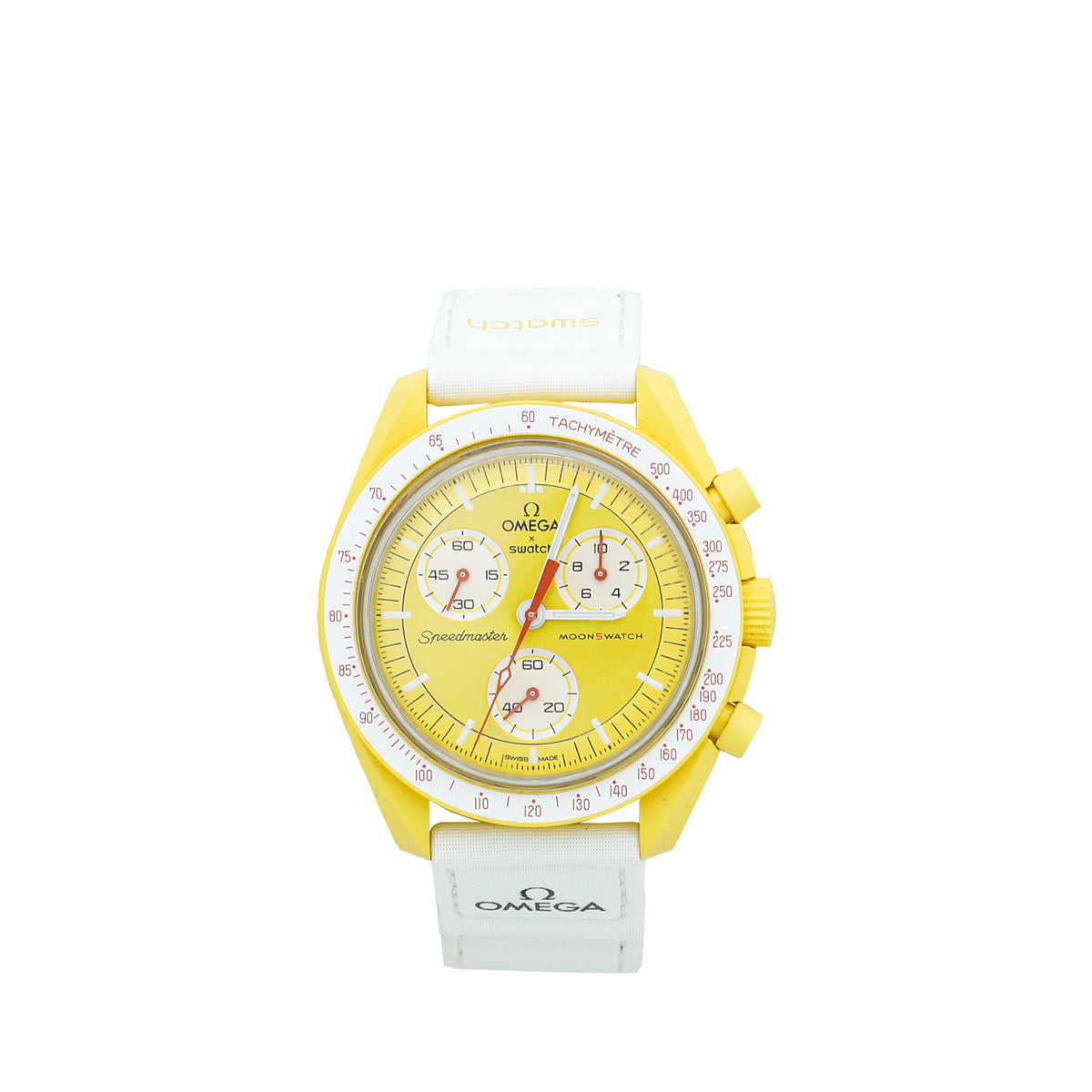 Omega Bicolor X Swatch Speedmaster Moonswatch Mission To The Sun 41mm Quartz Watch