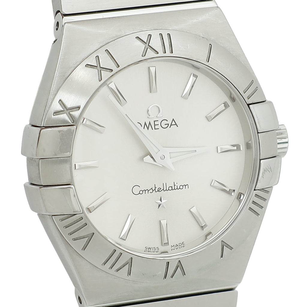 Omega Steel on Steel Constellation Quartz 27mm Watch