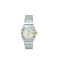 Omega 18K Yellow Gold ST.ST MOP Diamond Constellation Co-Axial Chronometer 27mm Automatic Watch