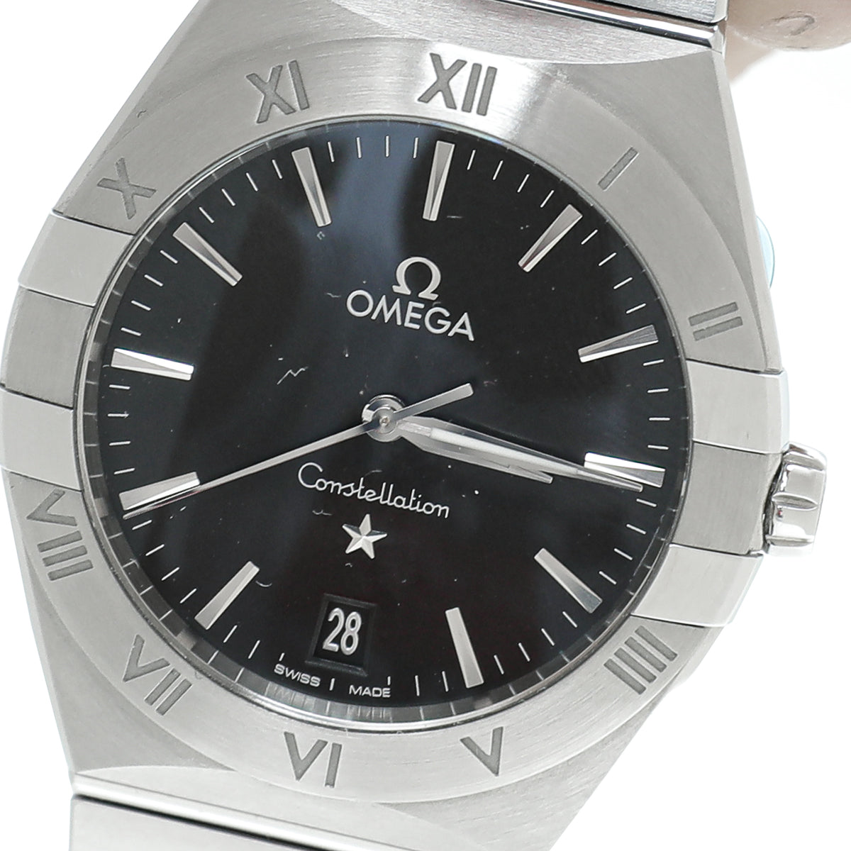 Omega Black ST.ST Constellation 36mm Quartz Watch
