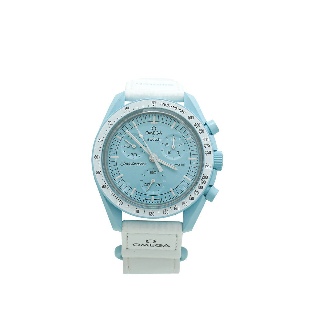 Omega Bicolor Mission To Uranus Bioceramic Quartz MoonSwatch