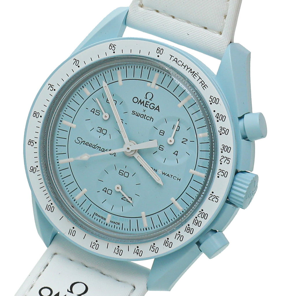Omega Bicolor Mission To Uranus Bioceramic Quartz MoonSwatch