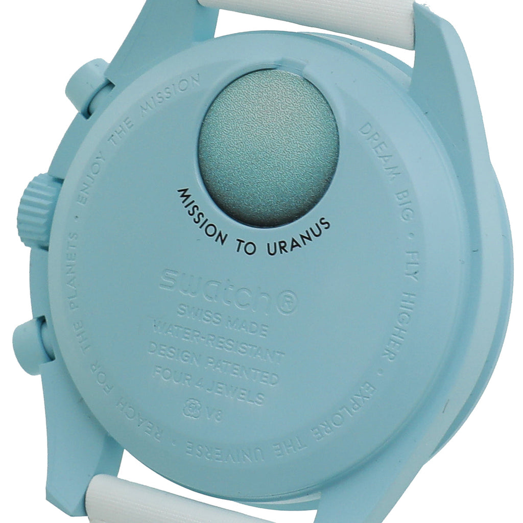 Omega Bicolor Mission To Uranus Bioceramic Quartz MoonSwatch