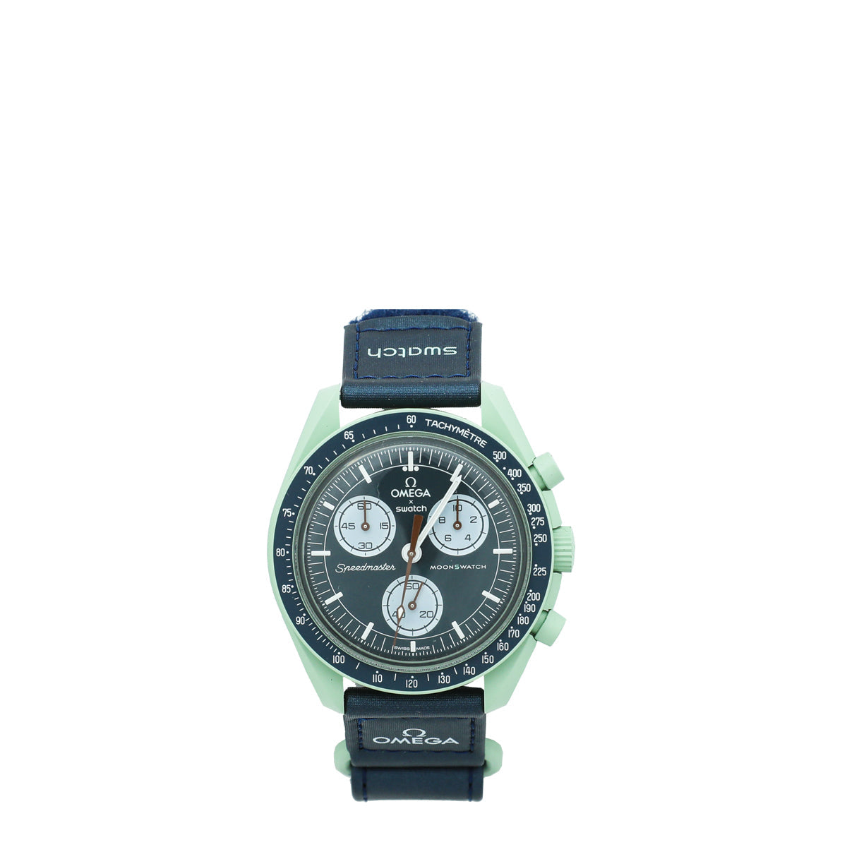 Omega Bicolor X Swatch Speedmaster Moonswatch Mission On Earth Quartz 41mm Watch