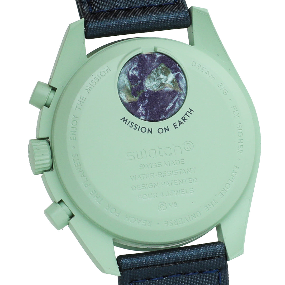 Omega Bicolor Swatch Speedmaster Moonswatch Mission On Earth 40mm Watch
