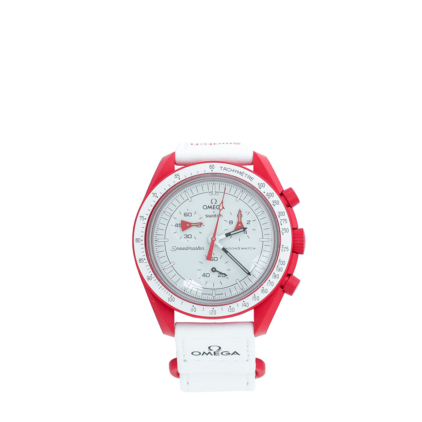 Omega Bicolo Swatch Speedmaster Moonswatch Mission to Mars Quartz Watch