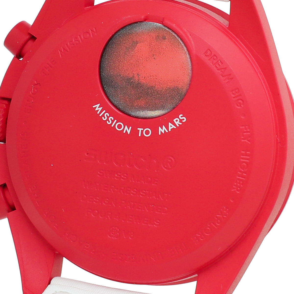 Omega Bicolo Swatch Speedmaster Moonswatch Mission to Mars Quartz Watch