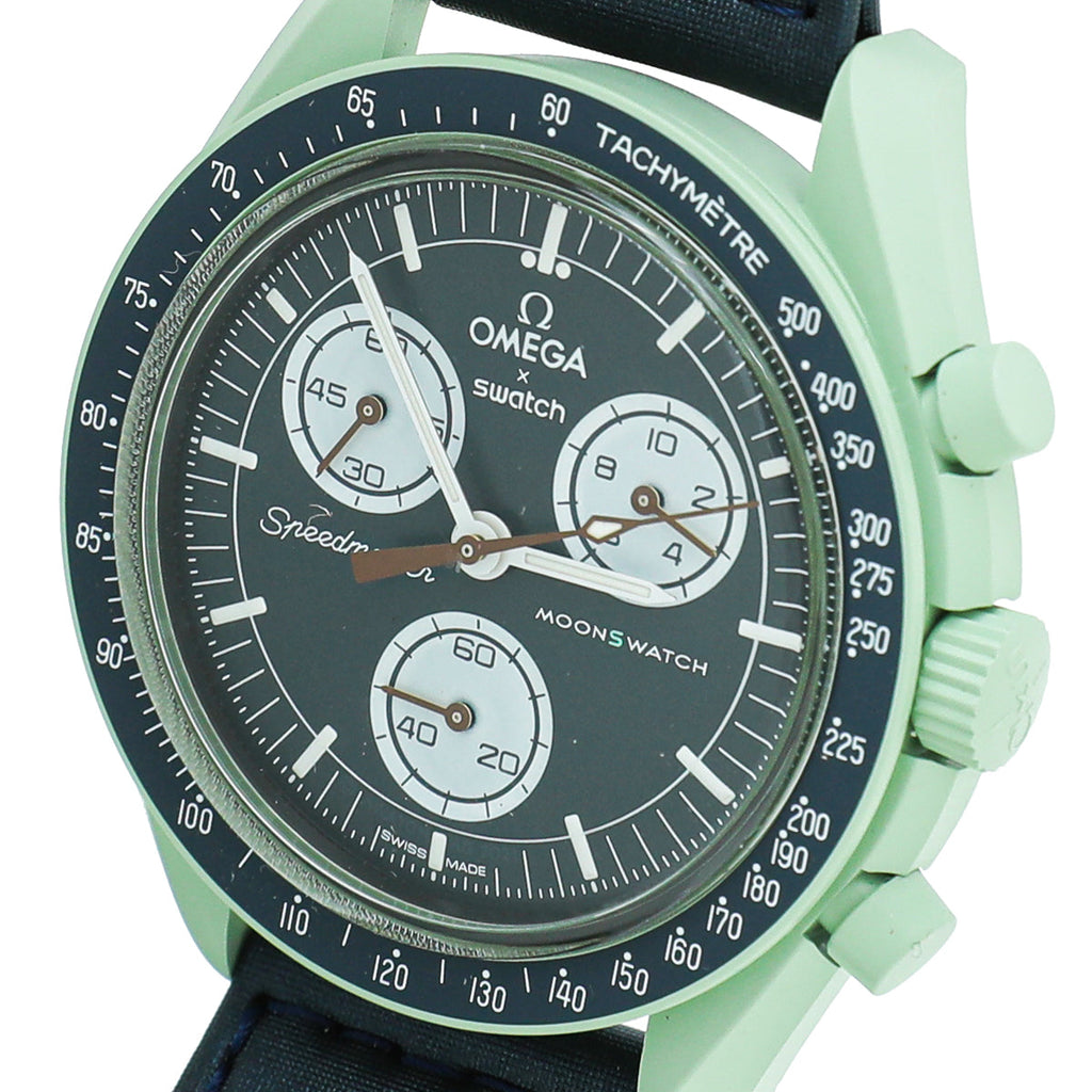 Omega Bicolor Swatch Speedmaster Moonswatch Mission On Earth 40mm Swatch