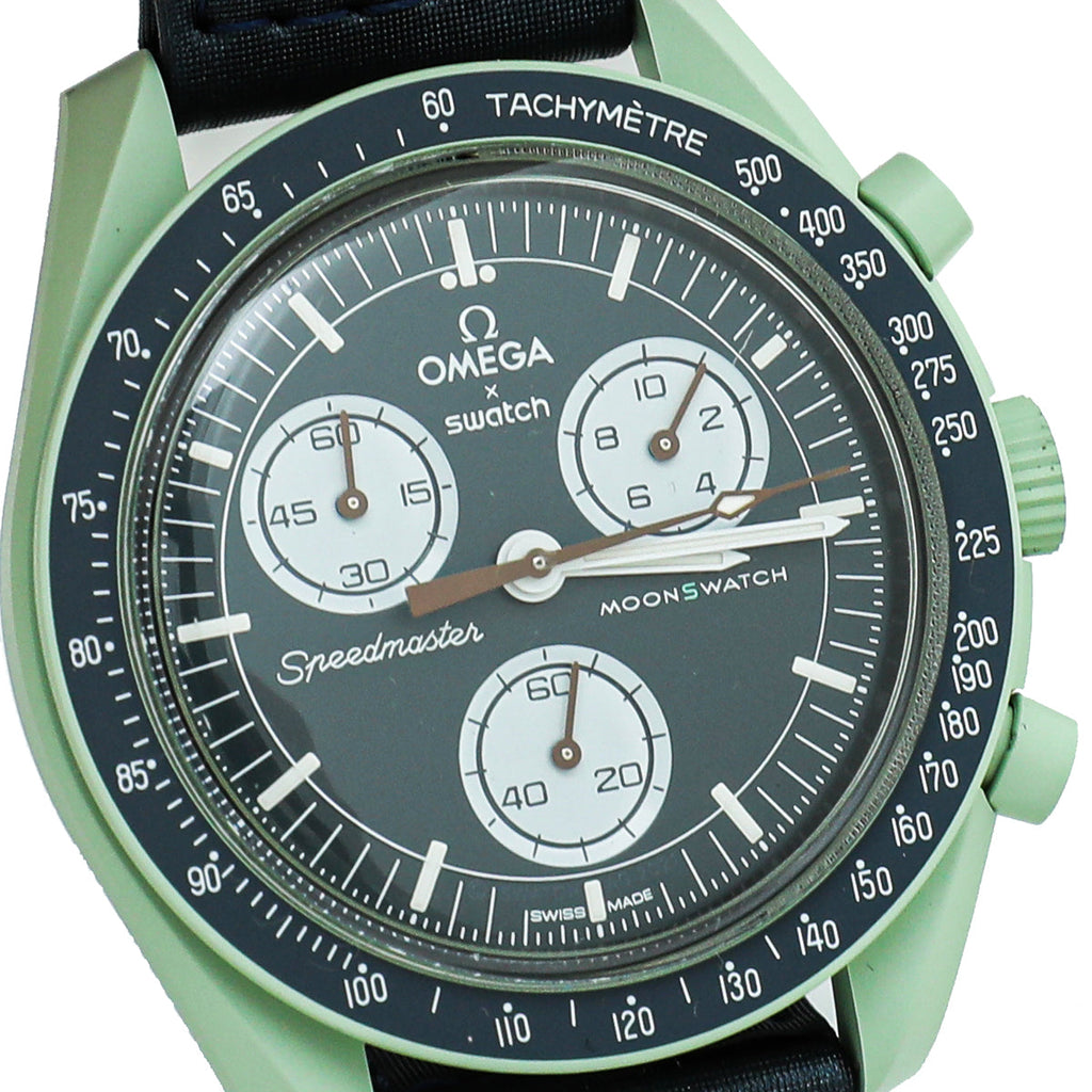 Omega Bicolor X Swatch Speedmaster Moonswatch Mission On Earth 40mm Swatch Watch