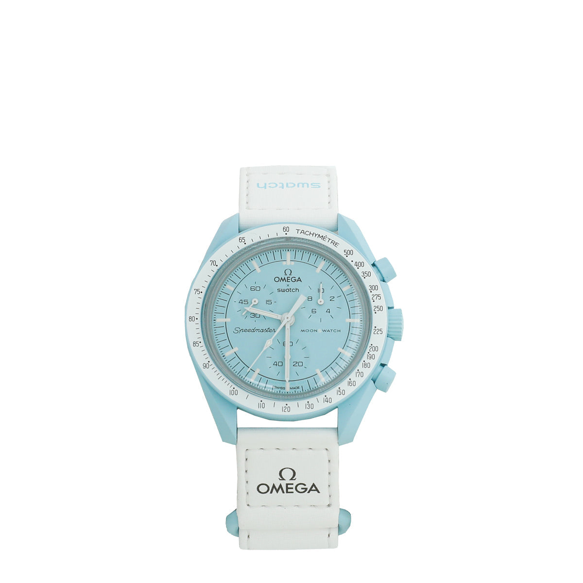 Omega Bicolor X Swatch Speedmaster Moonswatch Mission to Uranus 41mm Quartz Watch