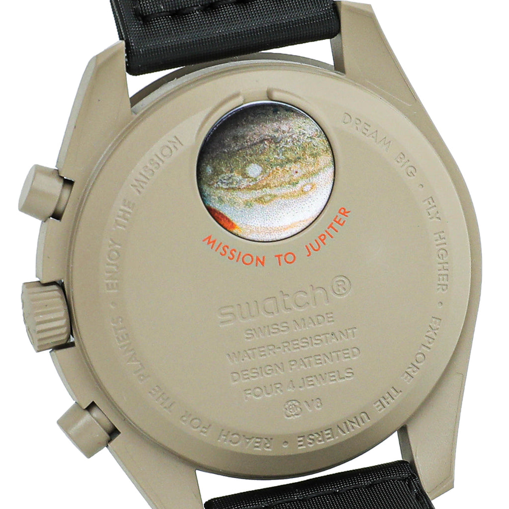 Omega Bicolor X Swatch Speedmaster Moonswatch Mission to Jupiter Quartz 41mm Watch