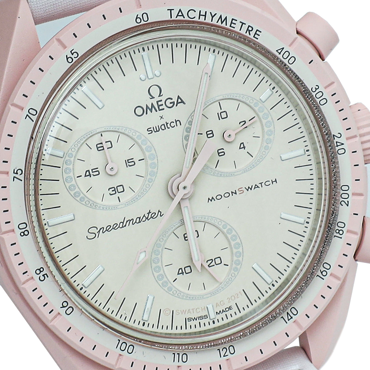 Omega Bicolor Swatch x Speedmaster Mission To Venus Quartz 41mm Watch