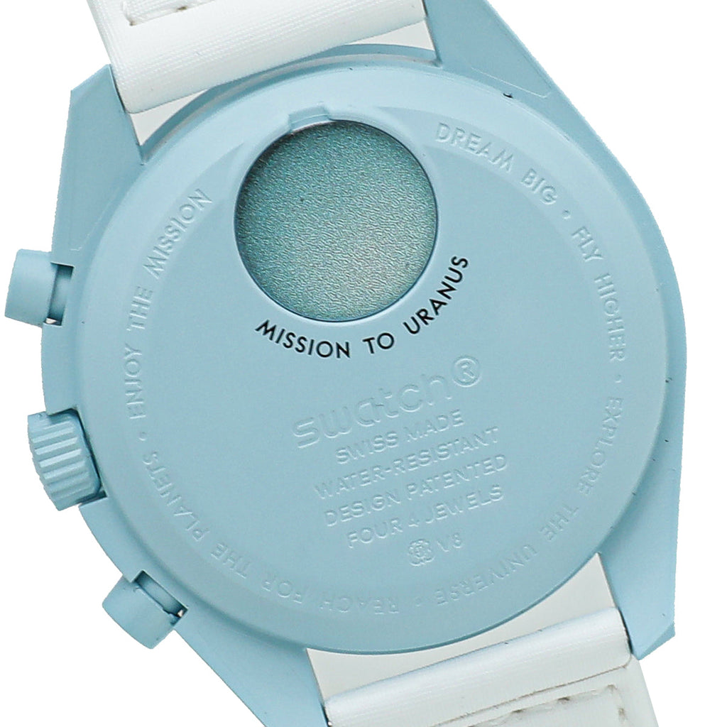 Omega Bicolor Mission To Uranus Bioceramic Quartz MoonSwatch