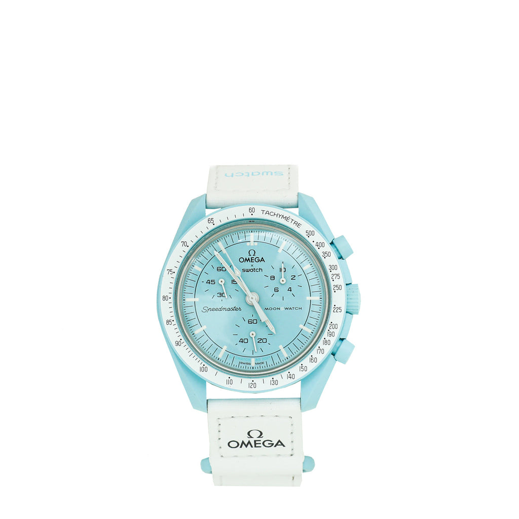 Omega Bicolor Mission To Uranus Bioceramic Quartz MoonSwatch