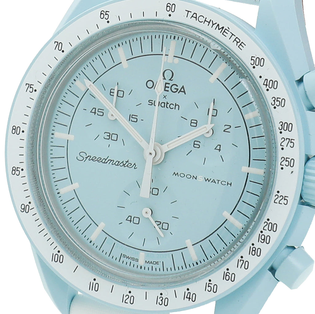 Omega Bicolor Mission To Uranus Bioceramic Quartz MoonSwatch