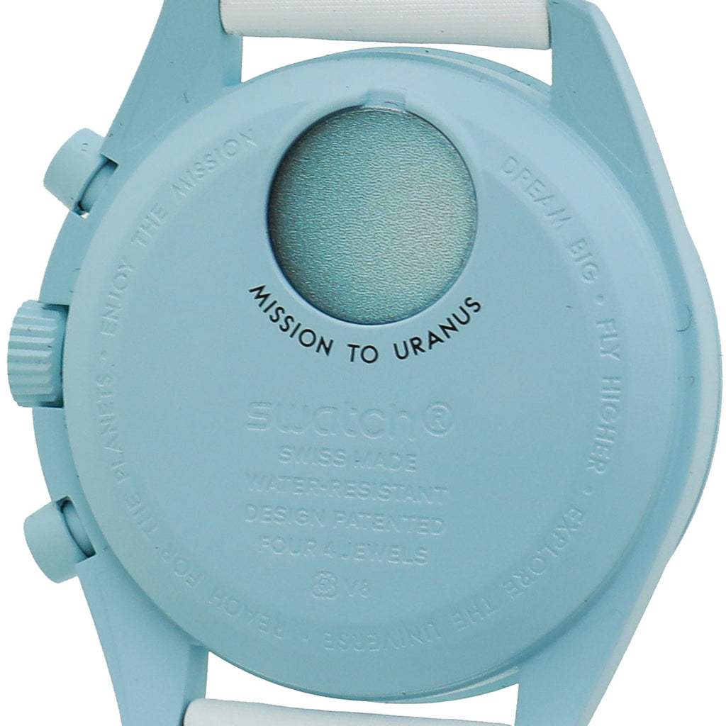 Omega Bicolor Mission To Uranus Bioceramic Quartz MoonSwatch