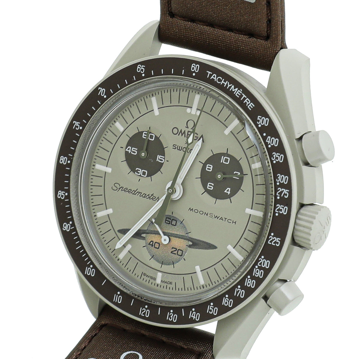 Omega Bicolor Bioceramic Moonswatch Mission To Saturn Watch