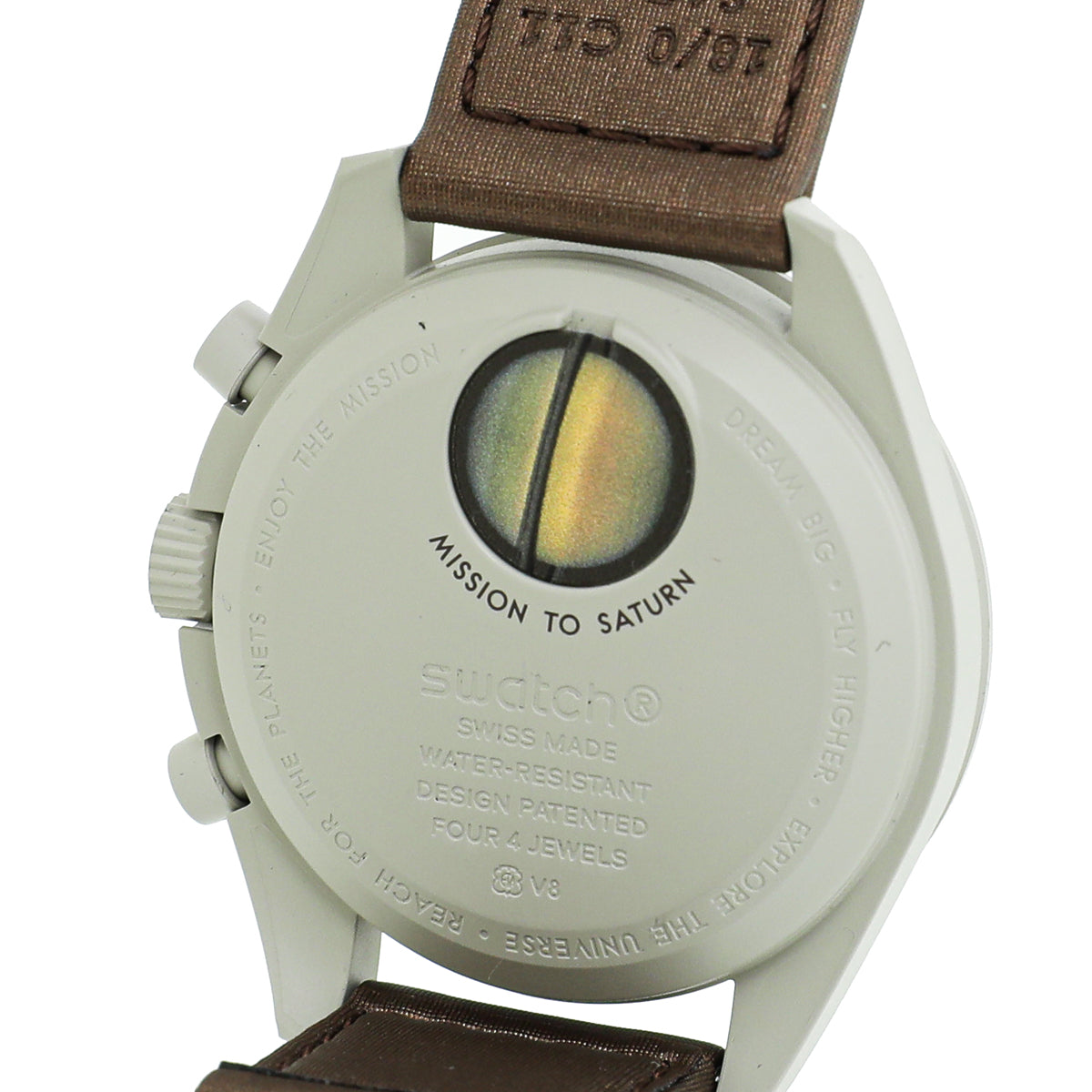 Omega Bicolor Bioceramic Moonswatch Mission To Saturn Watch
