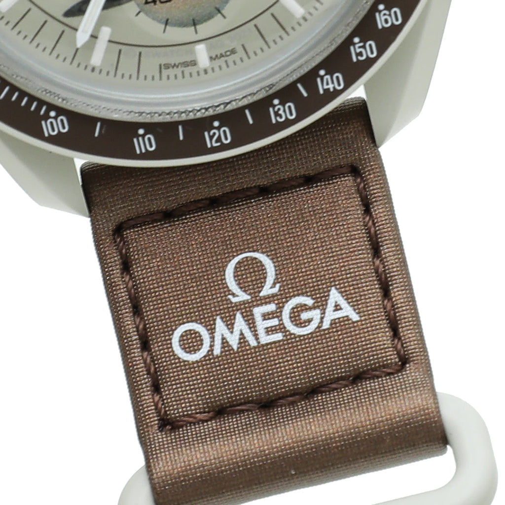 Omega Bicolor Bioceramic Moonswatch Mission To Saturn Watch