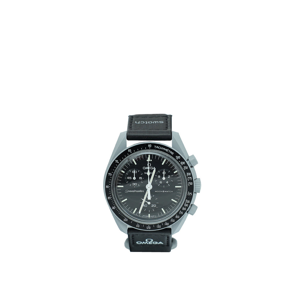 Omega Bicolor X Swatch Speedmaster Moonswatch Mission to the Moon Quartz 41mm Watch