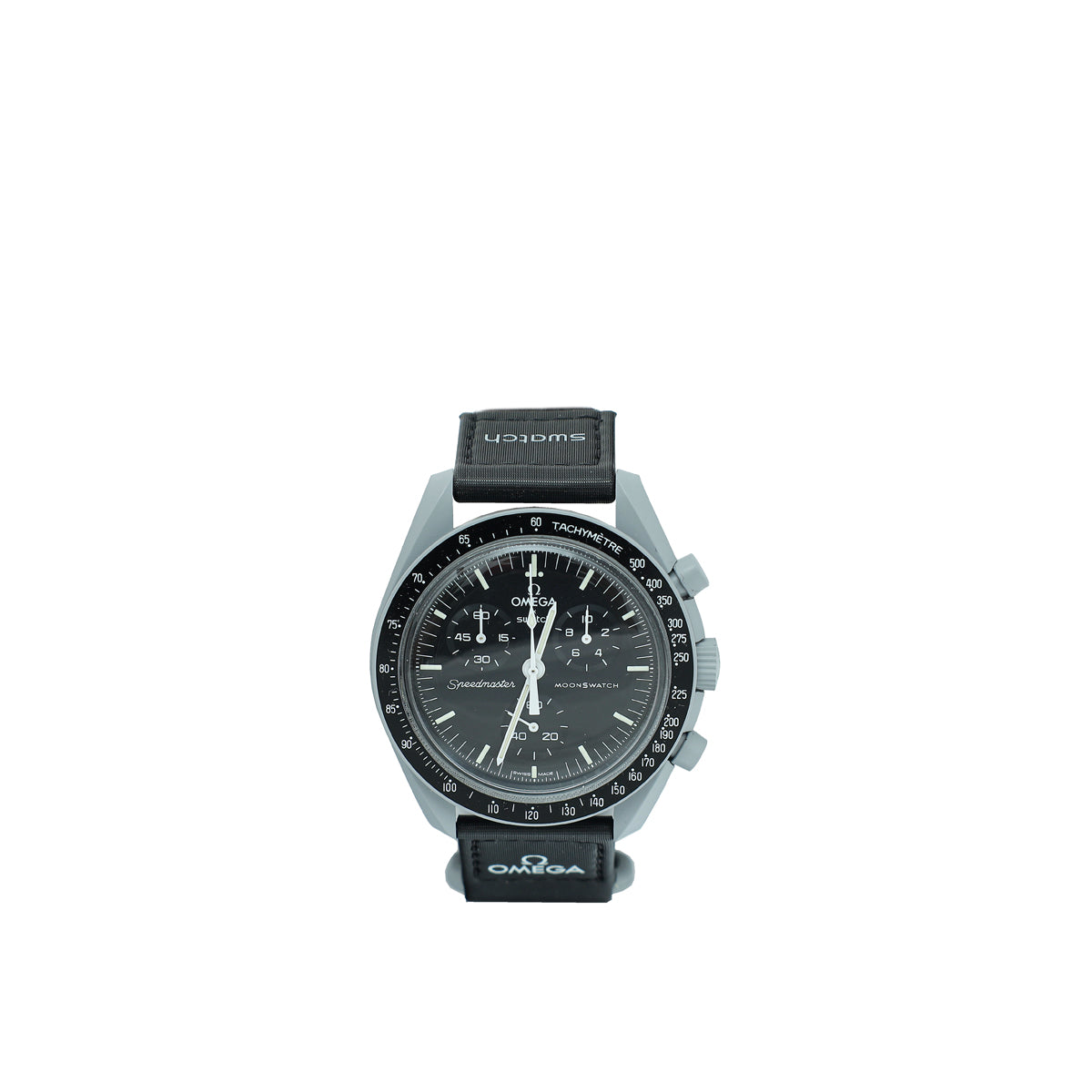 Omega Bicolor X Swatch Speedmaster Moonswatch Mission to the Moon Quartz 41mm Watch