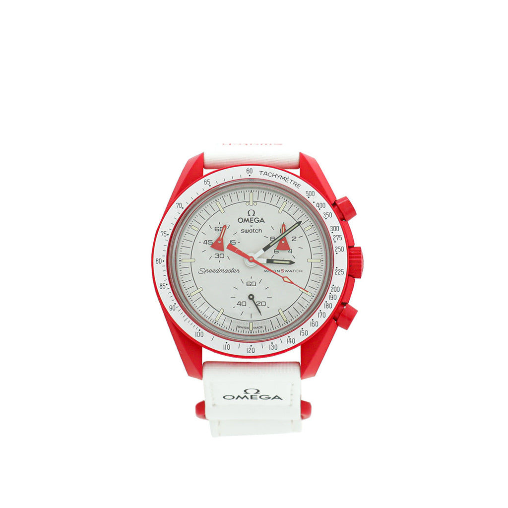 Omega Bicolor Bioceramic Moonswatch Mission to Mars 40mm Quartz Watch