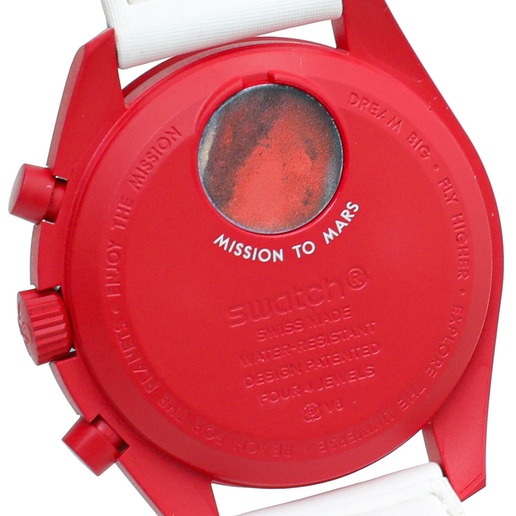 Omega Bicolor Bioceramic Moonswatch Mission to Mars 40mm Quartz Watch