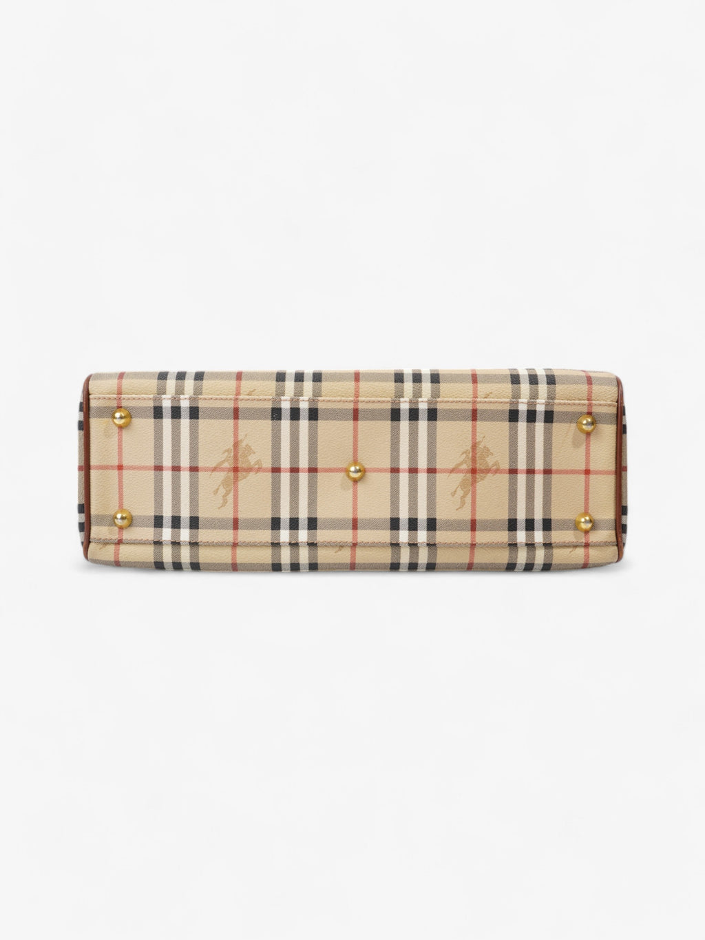 Burberry Check Tote Haymarket Check Canvas
