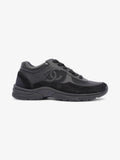 Chanel CC Logo Black Suede EU 37 UK 4