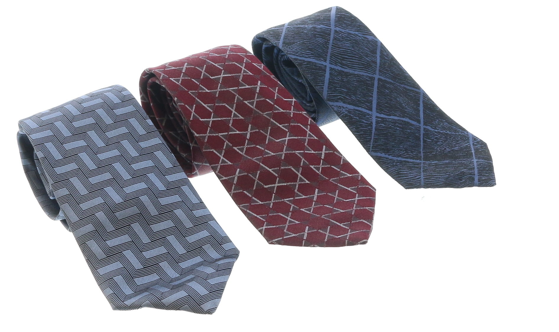 Emporio Armani Multicolor Assorted 100% Silk Tie Collection-Set of 3