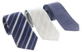 Emporio Armani Multicolor Assorted 100% Silk Tie Collection-Set of 3