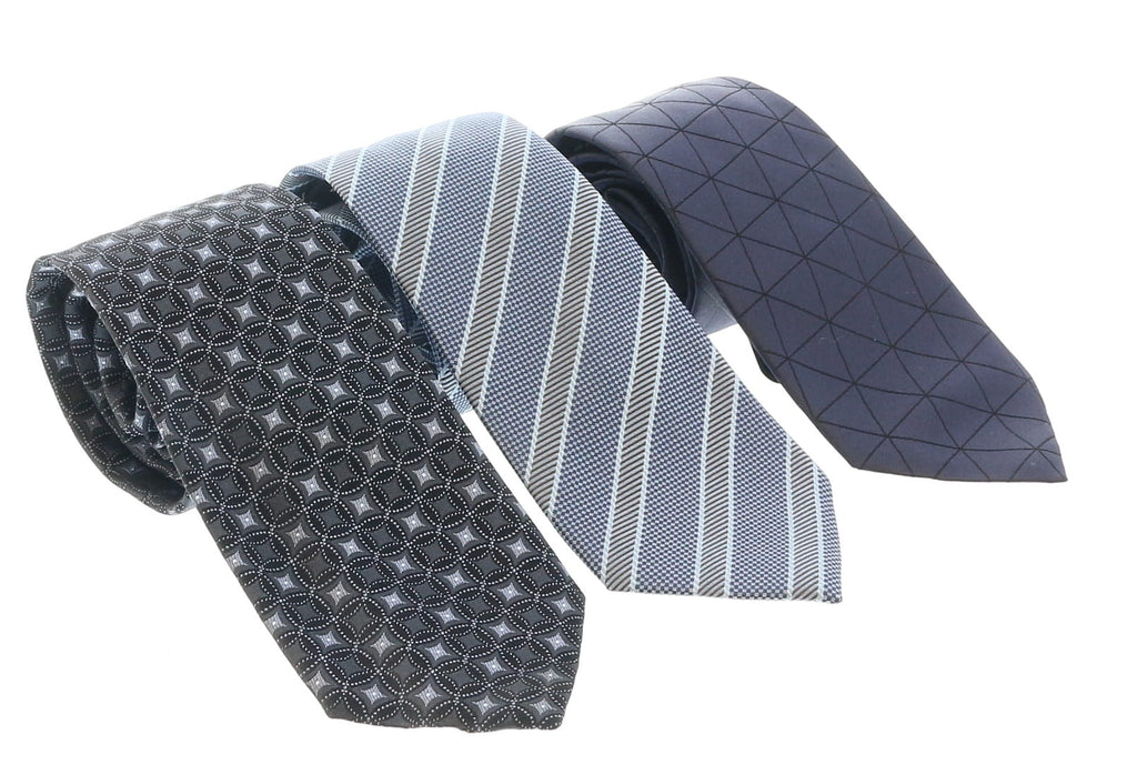 Emporio Armani Multicolor Assorted 100% Silk Tie Collection-Set of 3