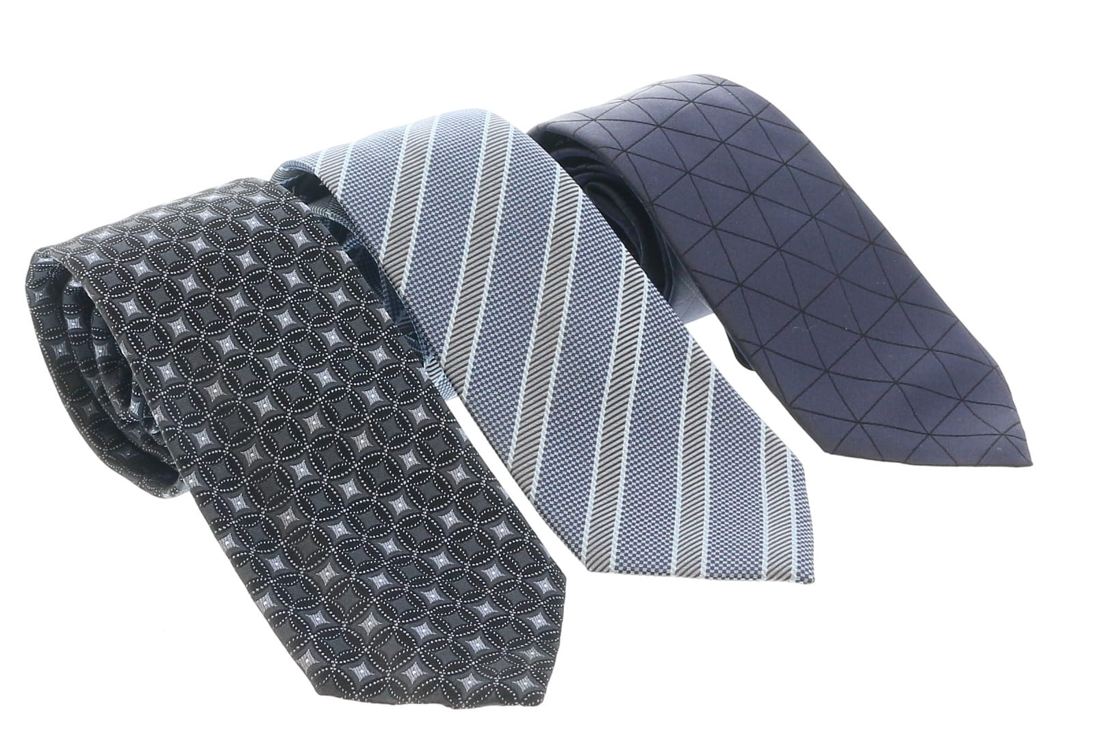 Emporio Armani Multicolor Assorted 100% Silk Tie Collection-Set of 3
