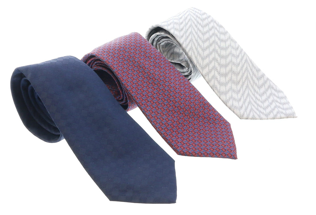 Emporio Armani Multicolor Assorted 100% Silk Tie Collection-Set of 3