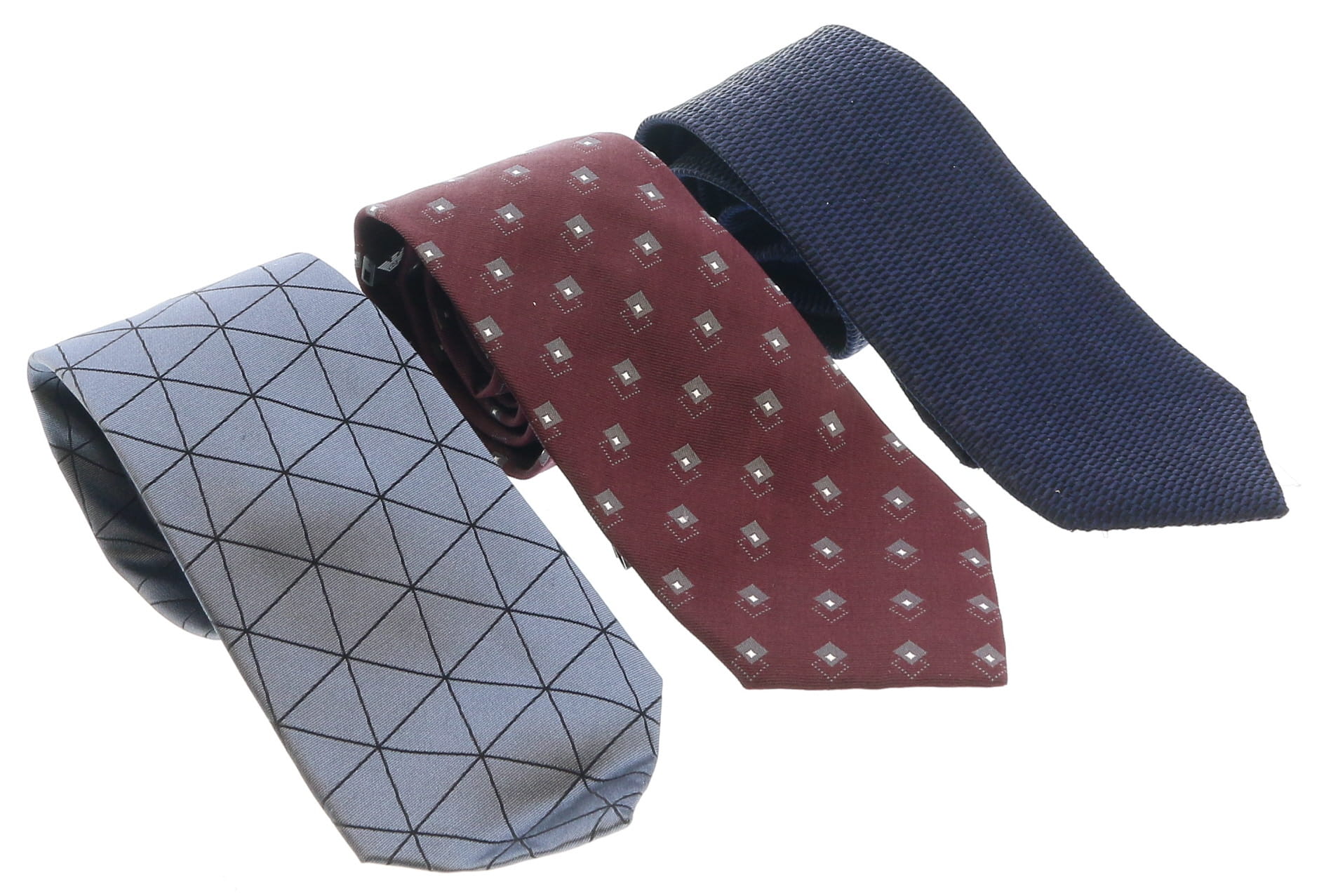 Emporio Armani Multicolor Assorted 100% Silk Tie Collection-Set of 3