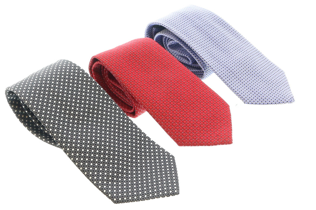 Emporio Armani Multicolor Assorted 100% Silk Tie Collection-Set of 3